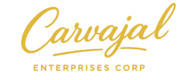 Logo oficial de Carvajal Enterprises Corp, servicios notariales, impuestos y gestión documental en Jacksonville, Florida.